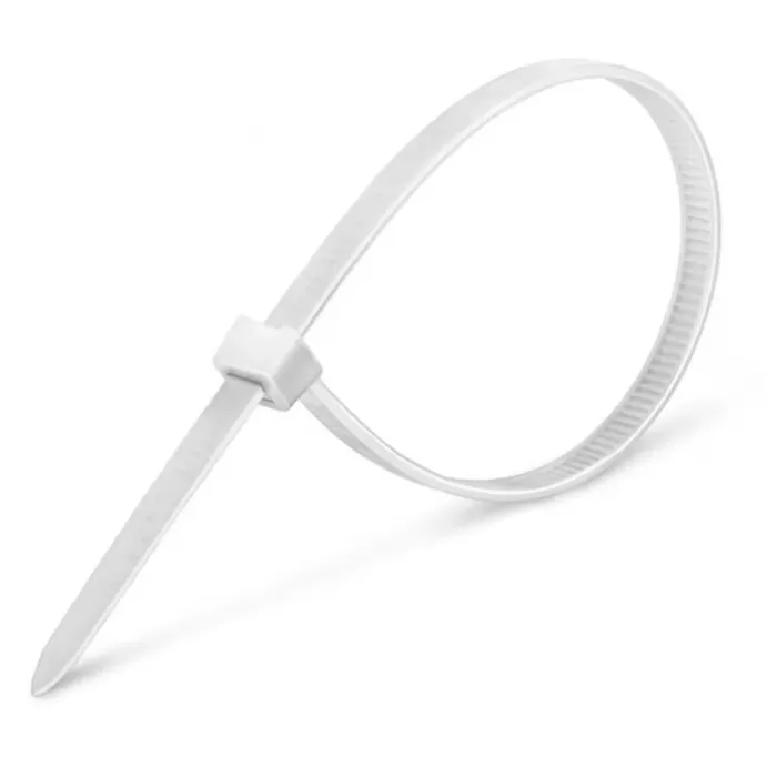 Abraçadeira Branca Enforca Gato 25cm 100 Unidades Dexson