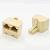 Adaptador Conector 1x Rj45 Para 2x Rj45