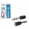 Adaptador De Áudio Plugue P10 Macho Para P2 Fêmea Pix