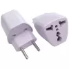 Adaptador De Tomadas Universal 10A Branco Sm Novo