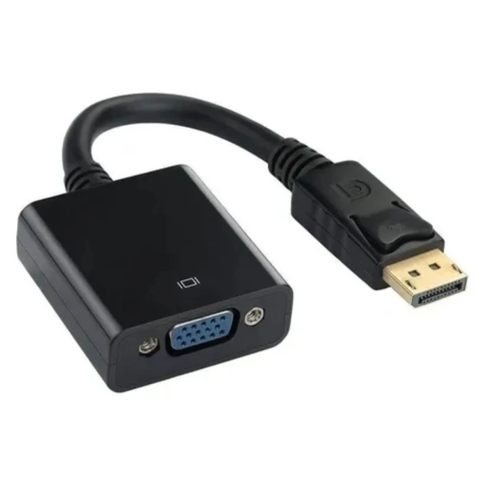 Adaptador Displayport X Vga Shinka At-Dp-Vga Macho X Femea