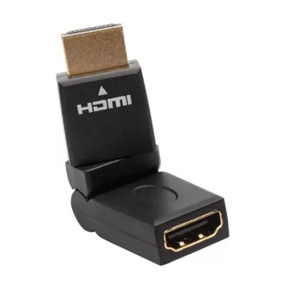 Adaptador Hdmi Fêmea Para Hdmi Macho 90 Graus Ad100 Novo