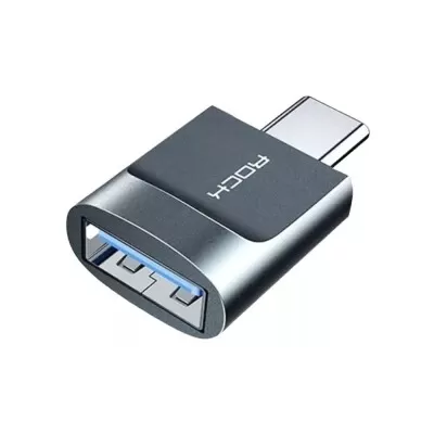 Adaptador Otg Usb PARA Tipo-C ,0 Cinza Rock Novo