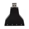 Adaptador Placa De Som 7,1 Usb 2,0 Hb-T65 Knup Novo