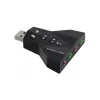 Adaptador Placa De Som 7,1 Usb 2,0 Hb-T65 Knup Novo