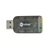Adaptador Placa De Som Usb 5,1 Ausb51 Vinik Novo