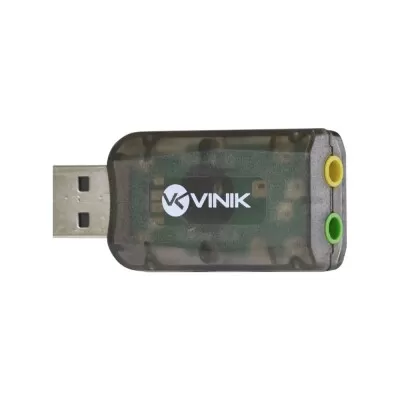 Adaptador Placa De Som Usb 5,1 Ausb51 Vinik Novo