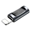 Adaptador Type-C Para Lightning Cinza Rock Adaptador Type-C Para Lightning Cinza Rock