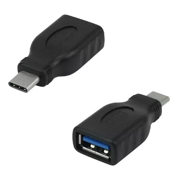 Adaptador Otg Tipo C 3.1 Para Usb Fêmea Preto 5Mais