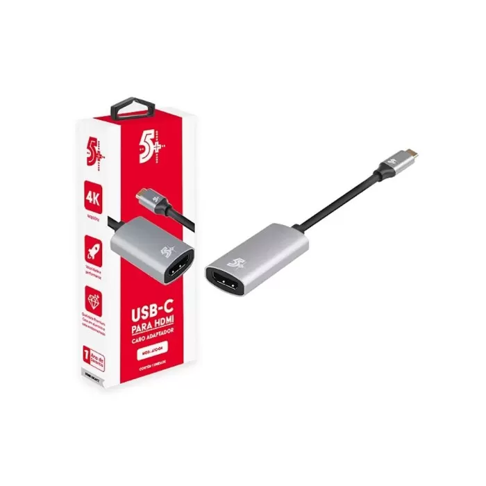 Adaptador Usb C Para Displayport Fêmea 4K 018-7456 Novo Adaptador Usb C Para Displayport Fêmea 4K 018-7456 Novo