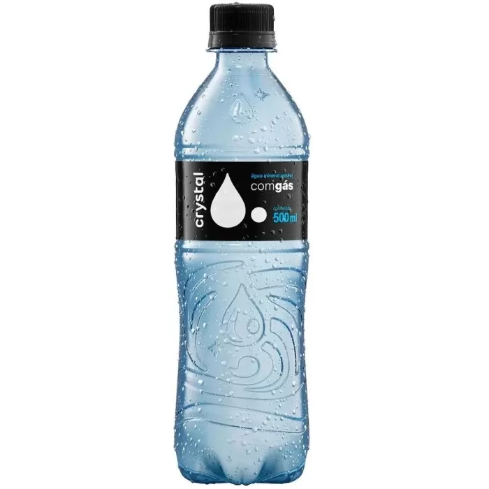 Água Crystal 500Ml Com Gás