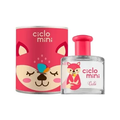 Água De Colonia Infantil Ciclo Lata Raposete 100Ml