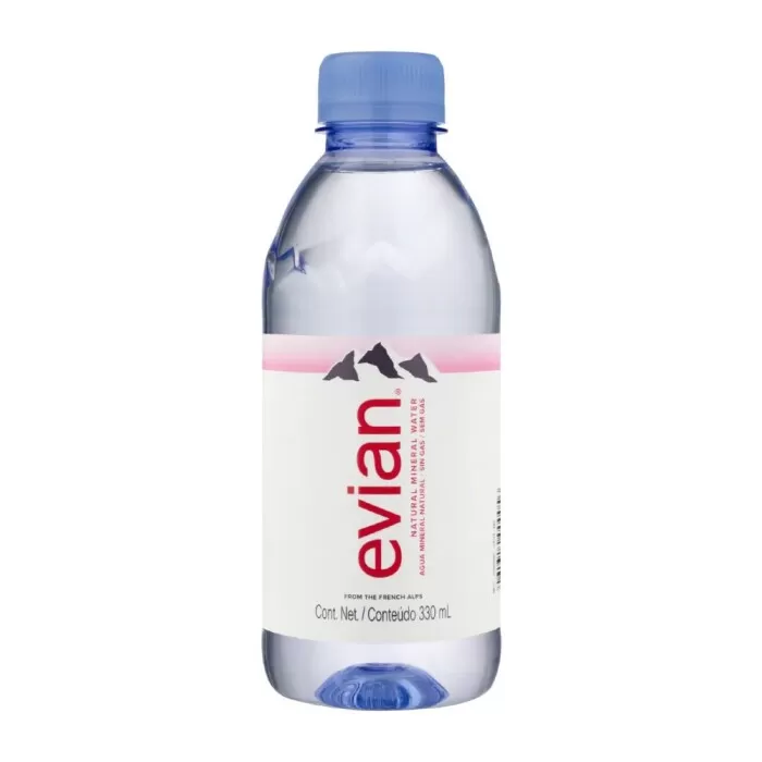 Água Mineral Evian Pet 330Ml Sem Gás Novo Água Mineral Evian Pet 330Ml Sem Gás Novo