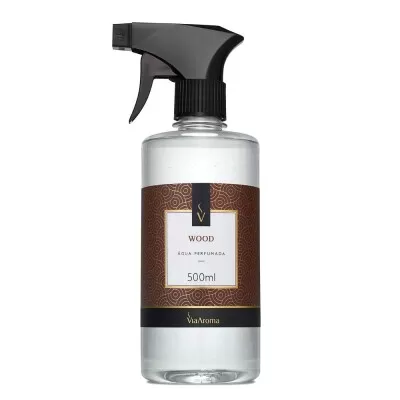 Água Perfumada Wood 500Ml Via Aroma Novo