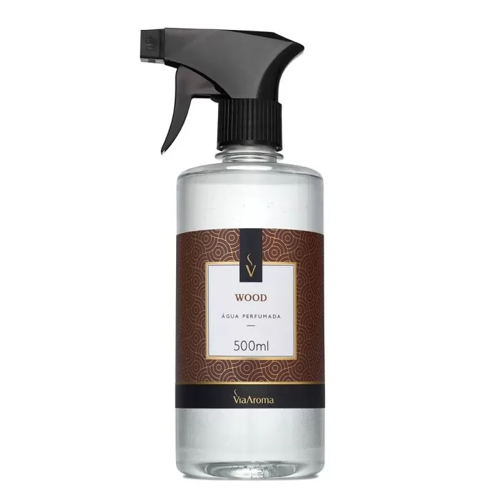 Água Perfumada Wood 500Ml Via Aroma Novo