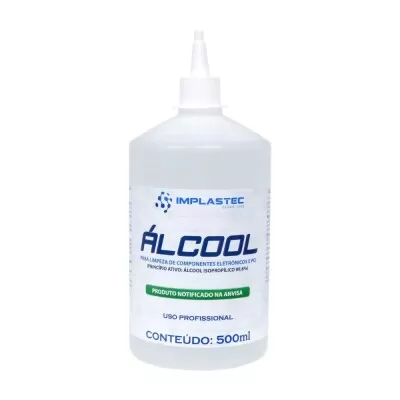 Álcool Para Limpeza De Componentes Eletrônicos Implastec 500Ml