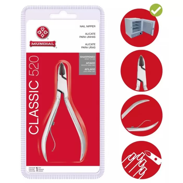 Alicate De Corte Para Unhas Mundial Aço Nova