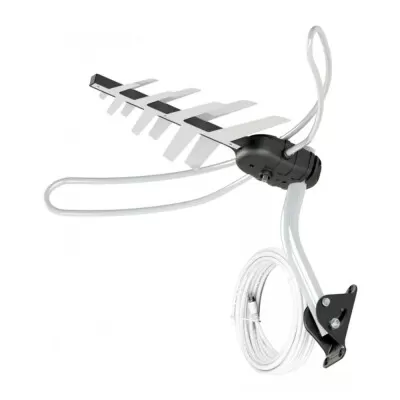 Antena Digital Externa De Tv Com Alta Captação Com Cabo 16M
