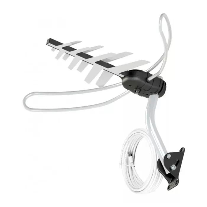 Antena Digital Externa De Tv Com Alta Captação Com Cabo 16M