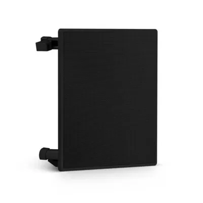 Arandela 50W Quadrada 6 Polegadas Preta S/Borda Frahm Novo