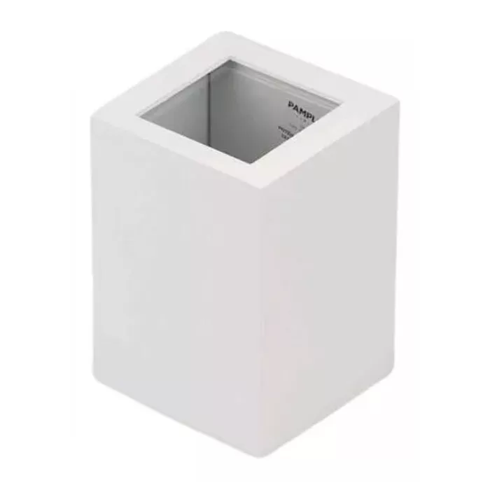 Arandela De Aço 1xg9 2 Fachos Branco Fosco Blumenau Novo
