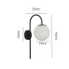 Arandela Epsilon Scorpii Cor Preto 1XE27 Globo Astraled