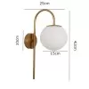 Arandela Epsilon Scorpii Premium 1XE27 Cor Dourado Astraled