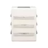 Arandela Light Aletas 2 Fachos Abertos Branco Germany Novo
