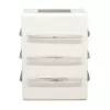 Arandela Light G9 2 Aletas 2 Fachos Abertos Branco Novo