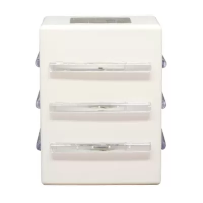 Arandela Light G9 2 Aletas 2 Fachos Abertos Branco Novo