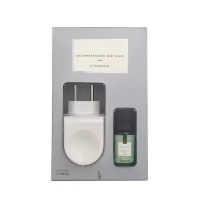 Aromatizador Elétrico Standard Branco Com Bamboo Novo