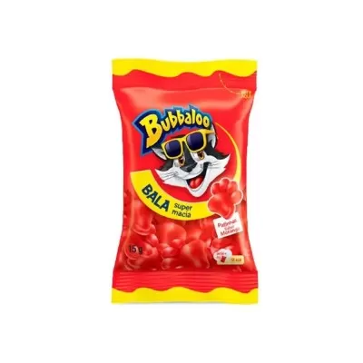 Bala Bubballo Morango 15G