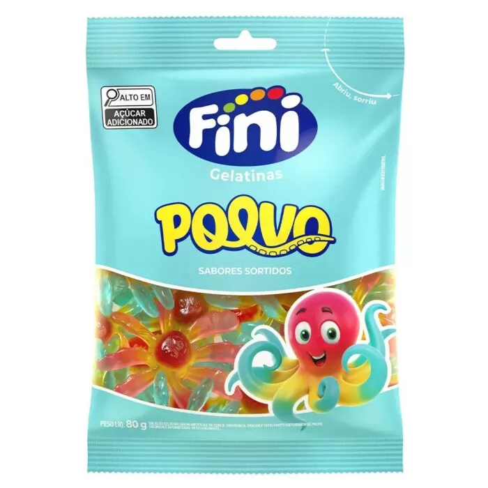 Bala Fini Polvo Brilho 80G