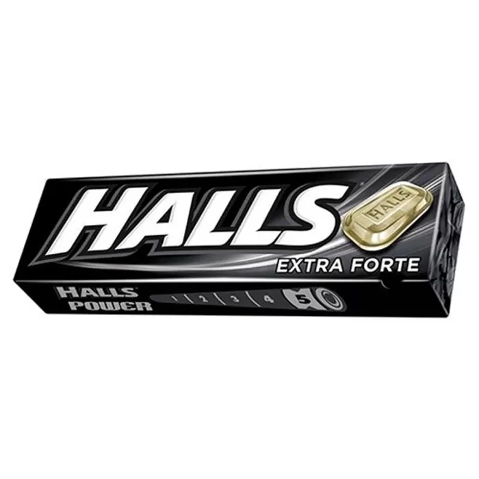 Bala Halls Preto Extra Forte 27,5g