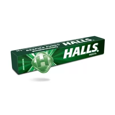 Bala Halls Sabor Menta 28g