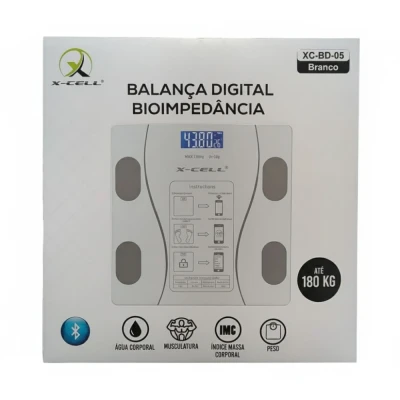 Balança Corporal Digital 180kg X-Cell Xc-Bd-05