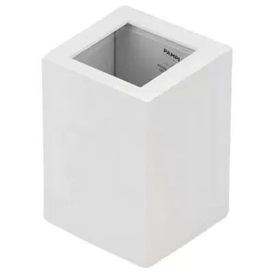 Balizador Alum Frankfurt 1XG9 2 Fachos Pequeno Branco Novo