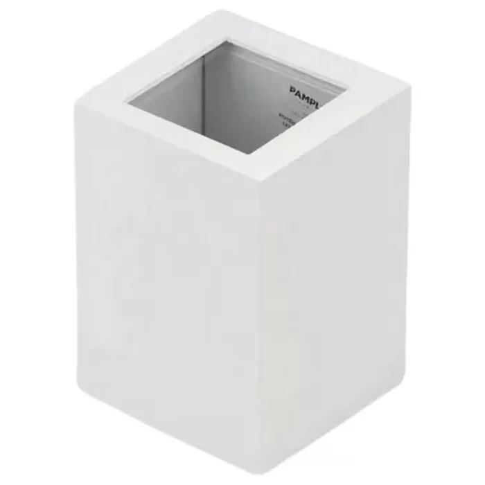 Balizador Alum Frankfurt 1XG9 2 Fachos Pequeno Branco Novo