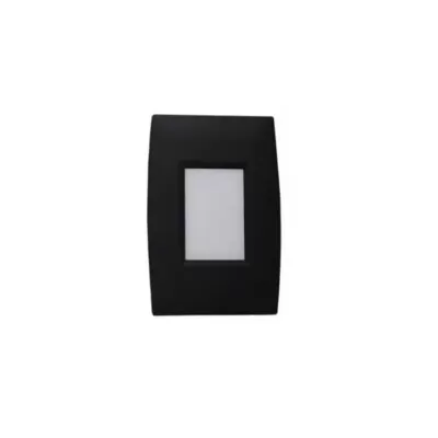 Balizador De Led Lumo 2W 3000K Ip65 Preto MbLed Novo