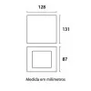 Balizador Flex De Led 1XG9 5X1 Fachos Branco Fosco Germany
