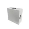Balizador Led Quadrado Bivolt 3000K Branco Germany