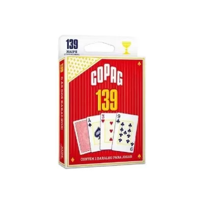 Baralho De Cartas Copag Com Naipe Convencional 55 Cartas