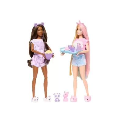 Barbie Cutie Reval Festa Pijama Unicornio Panda Novo