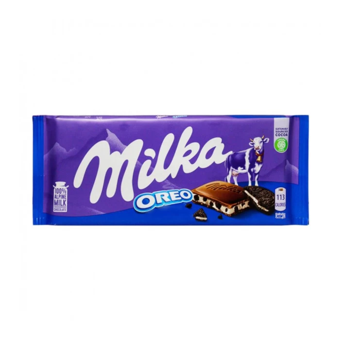 Barra De Chocolate Milka Oreo 100G Barra De Chocolate Milka Oreo 100G