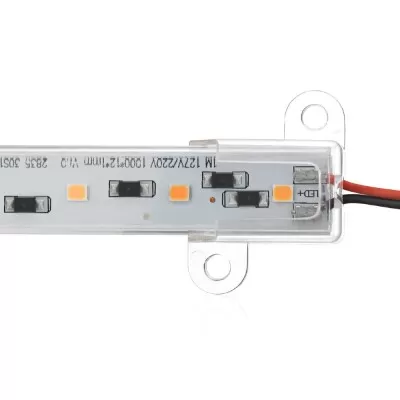 Barra De Led Plug Play 20W 6500K 220V Difusor Branco Novo