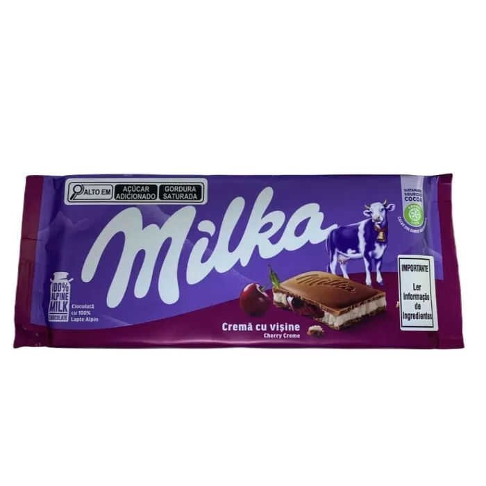 Barra Milka Cherry Creme 100G
