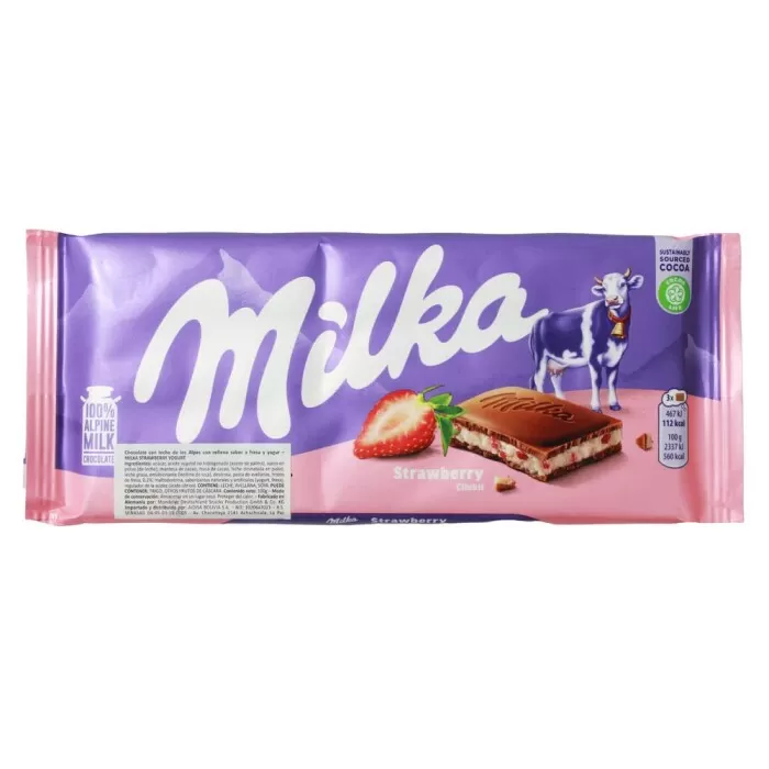 Barra Milka Morango 100G