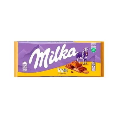Barra Milka Triple Caramel 90G