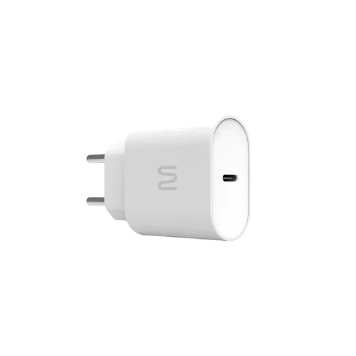 Base Carregador Ultra Rápido Usb-C 20w Branco Iphone/Android
