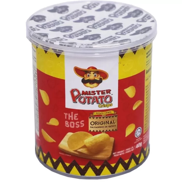 Batata Mister Potato Sabor Original 40g Lata